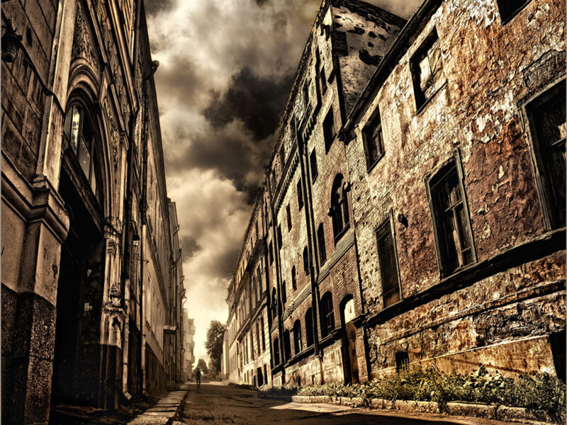 Abandoned Alleyway — Brown
