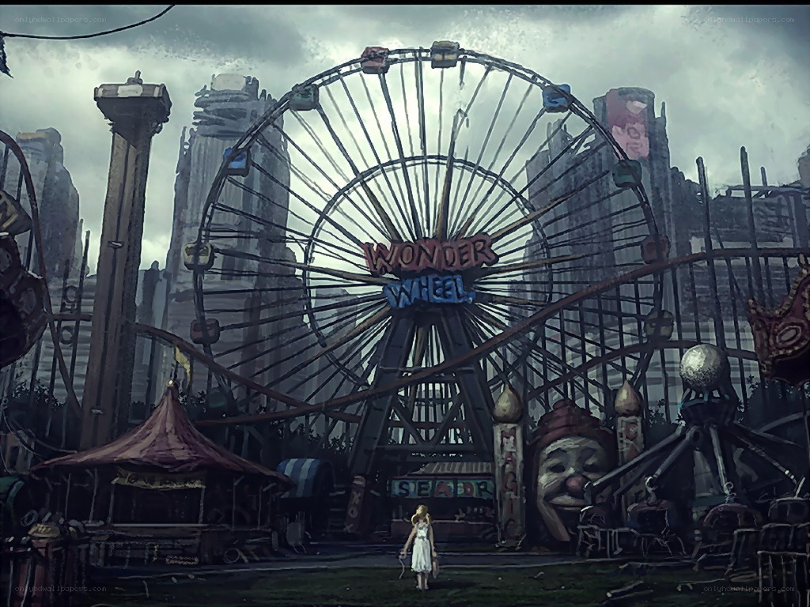 Abandoned amusement park