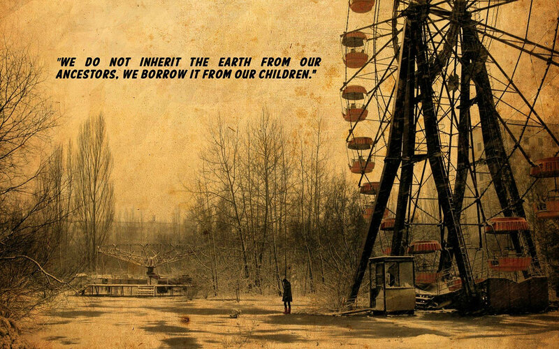 Abandoned Amusement Park — Brown