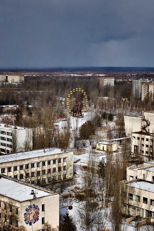 Abandoned amusement park in Chernobyl