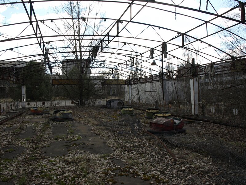 Abandoned amusement park in Chernobyl