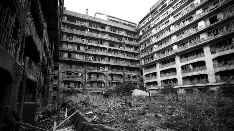 Abandoned apartment complex