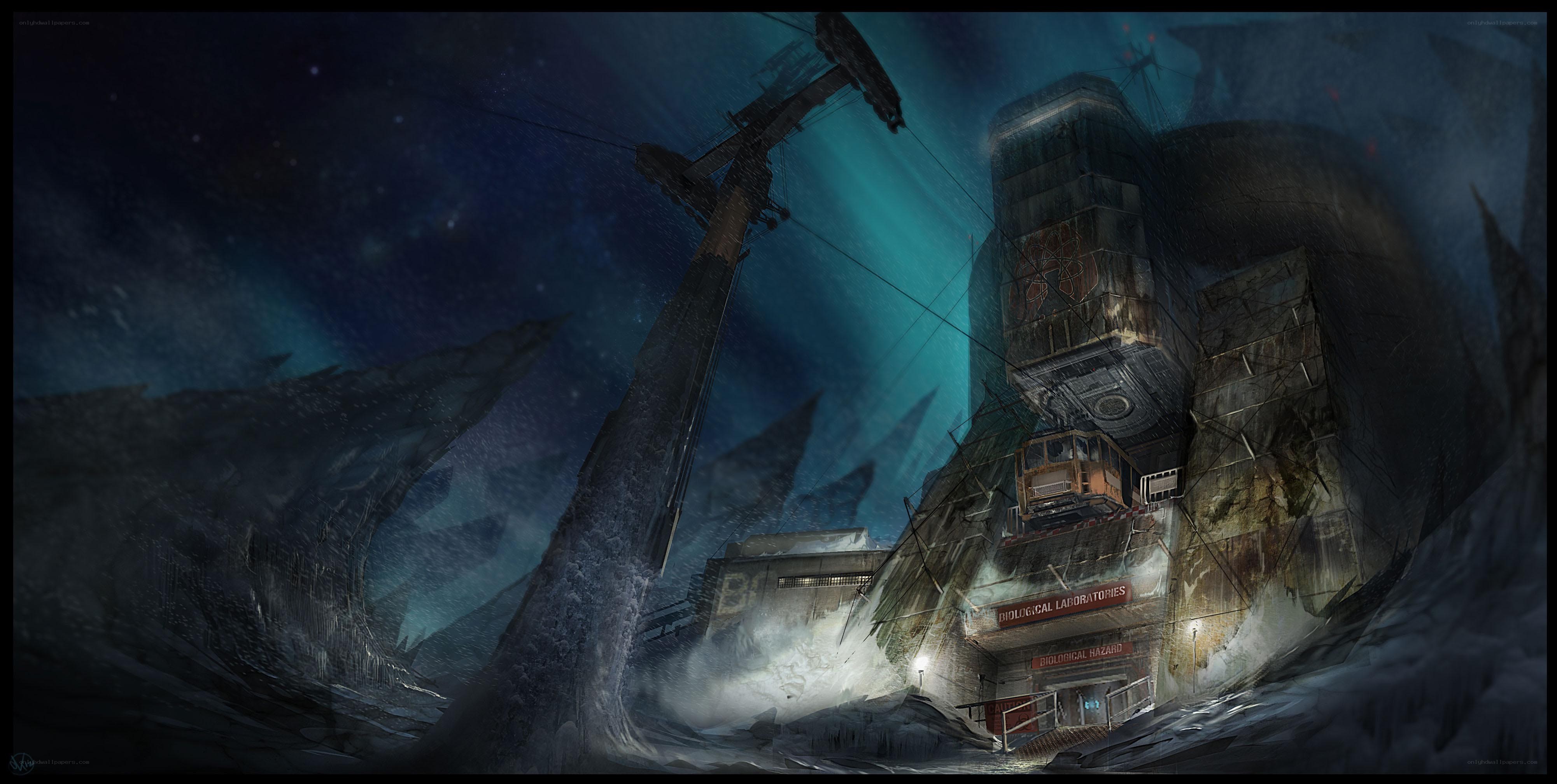 Abandoned Arctic Research Station