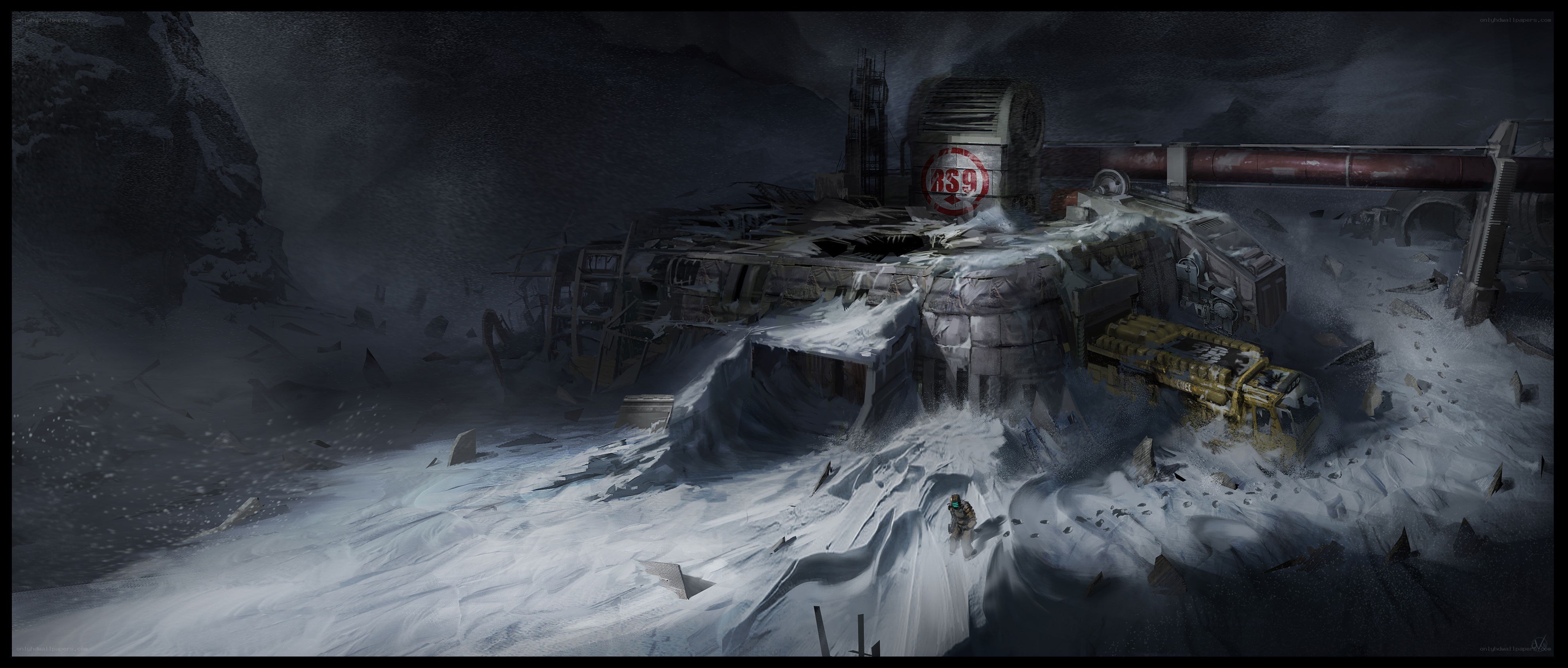 Abandoned Arctic Research Station