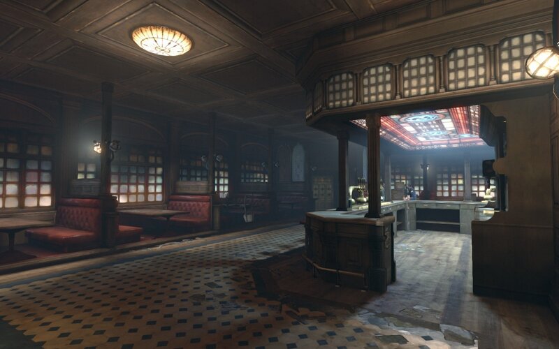 Abandoned Bar Interior — Brown, Dark, Abandoned
