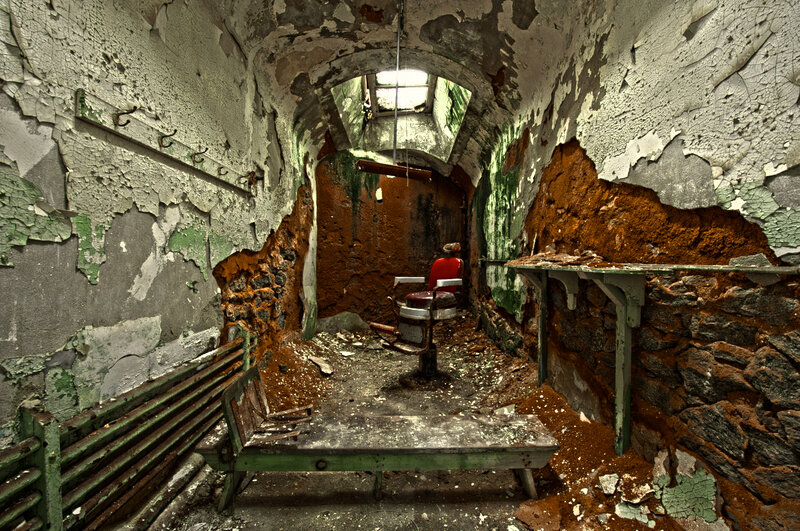 Abandoned Barber Chair
