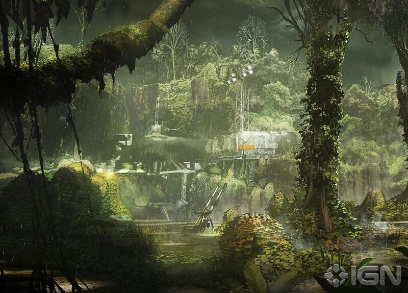 Abandoned Base in Jungle