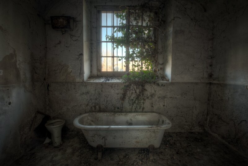 Abandoned Bathtub — Gray