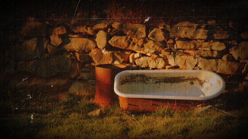 Abandoned Bathtub Outdoors