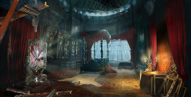 Abandoned Bedroom — Red