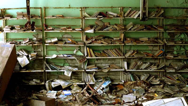 Abandoned Bookshelves