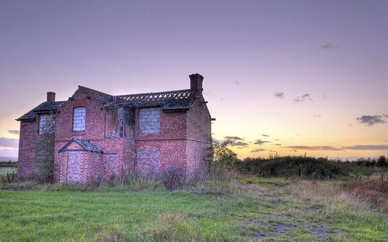 Abandoned Brick House — Green