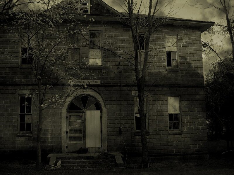 Abandoned Brick School