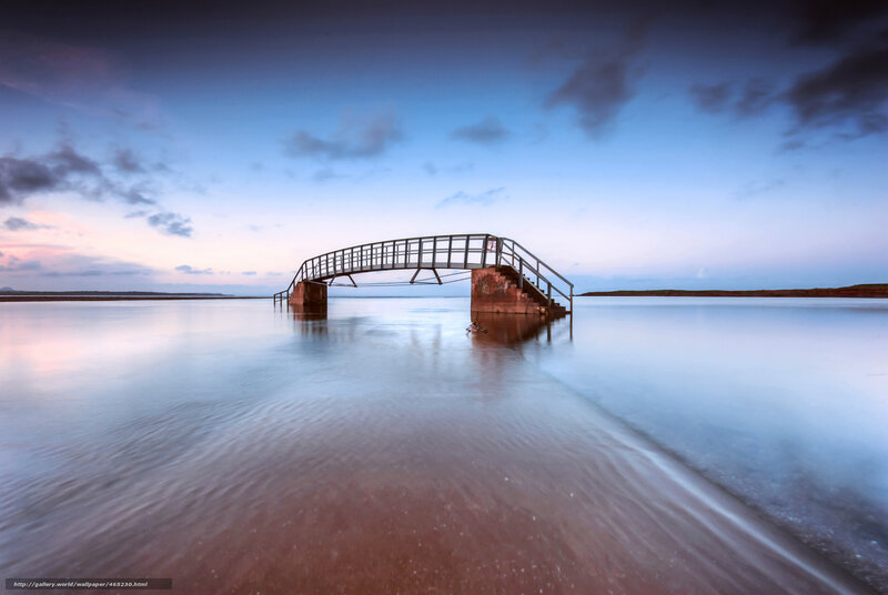 Abandoned Bridge in Water