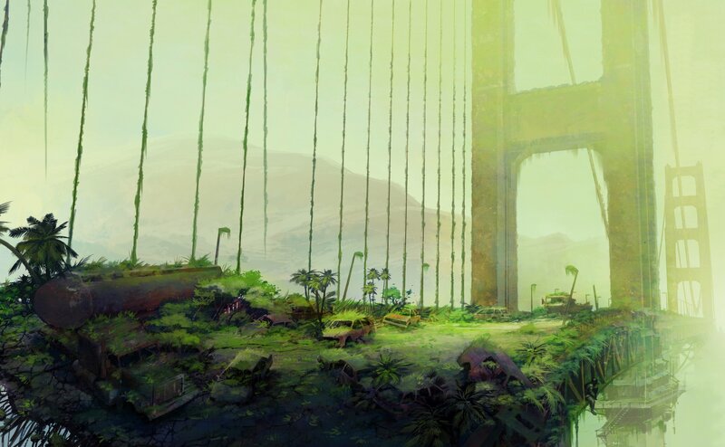 Abandoned Bridge Overgrown