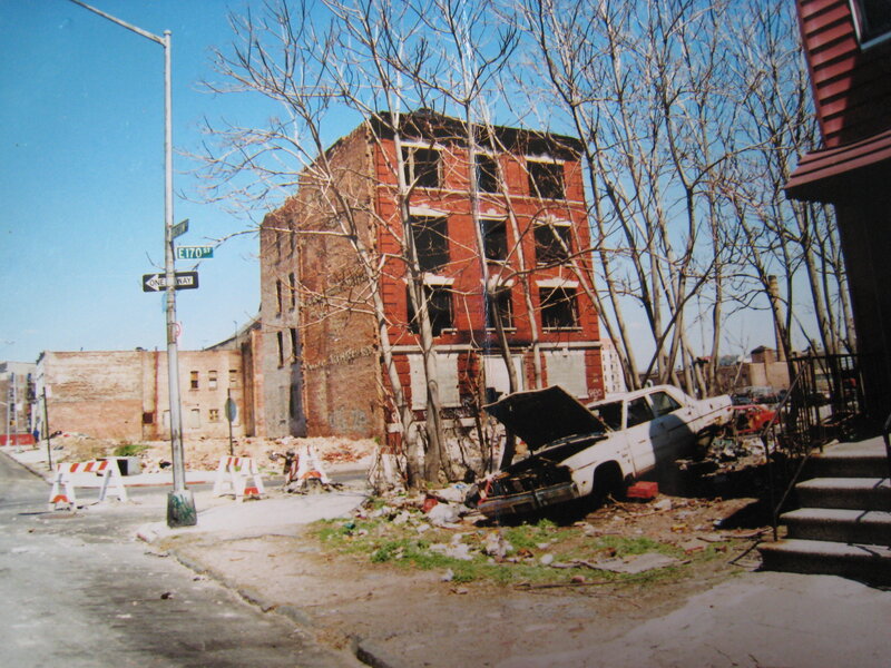Abandoned building and car on E170 St
