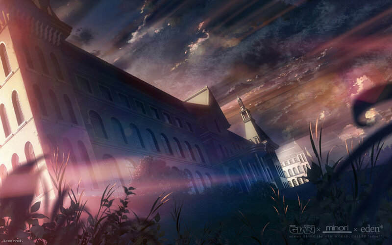 Abandoned Building at Dusk — Purple, Dramatic