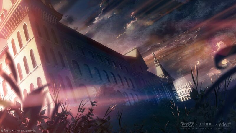 Abandoned Building at Dusk — Purple
