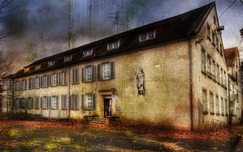 Abandoned Building — Brown, Dramatic