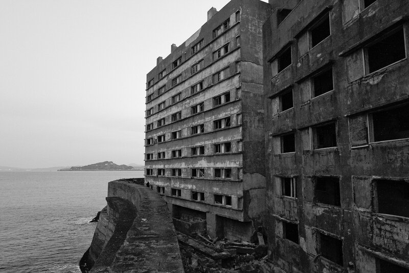 Abandoned Building by Sea