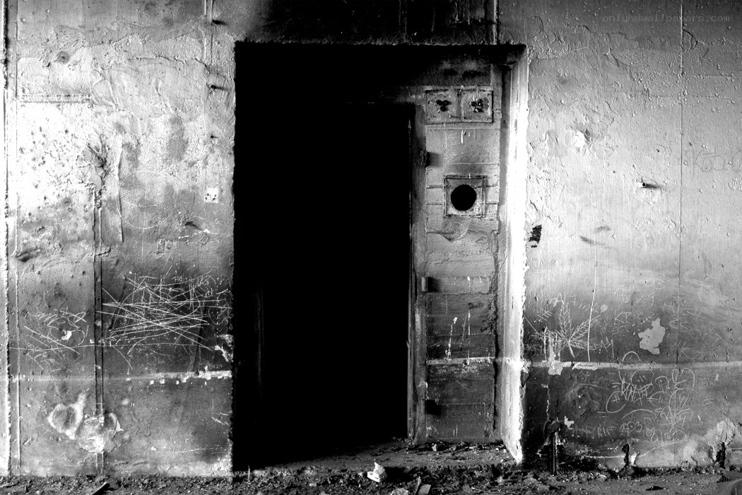 abandoned building doorway