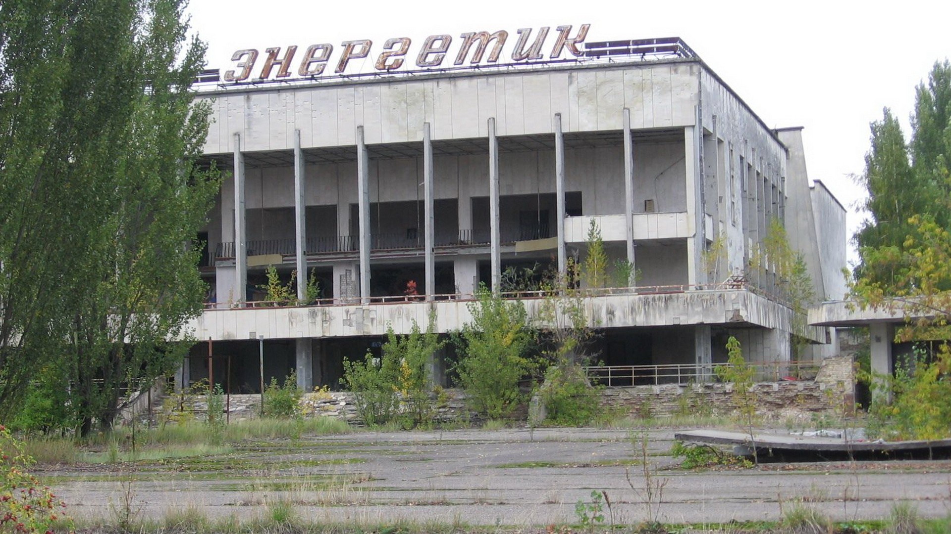 Abandoned building in Chernobyl
