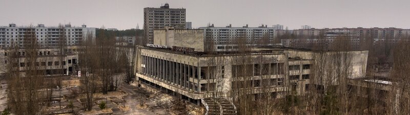 Abandoned Building in City