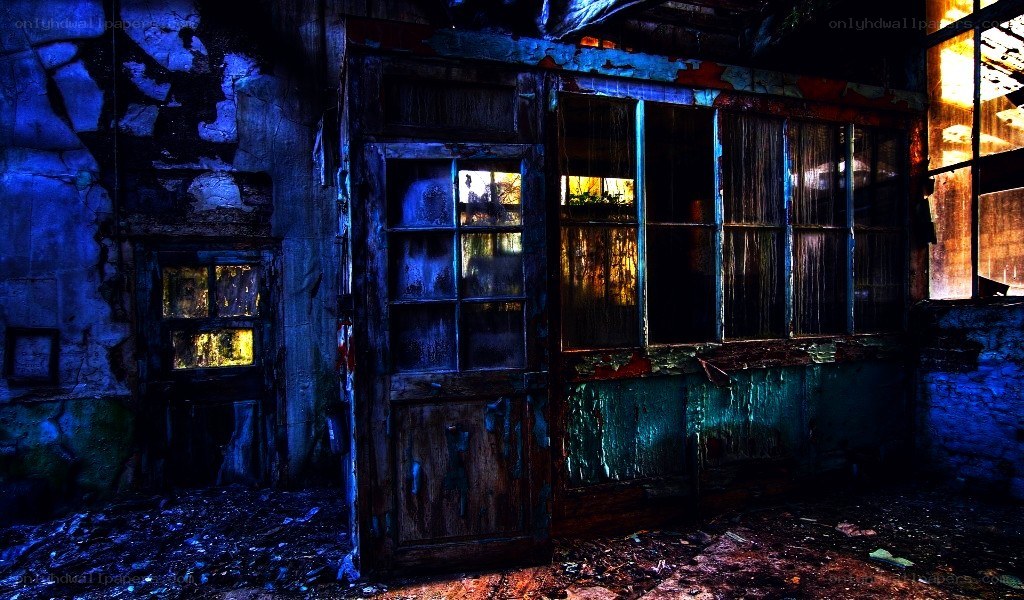 abandoned building interior
