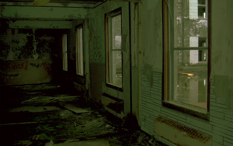 abandoned building interior