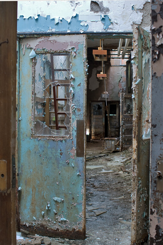 abandoned building interior