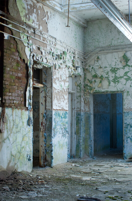 abandoned building interior