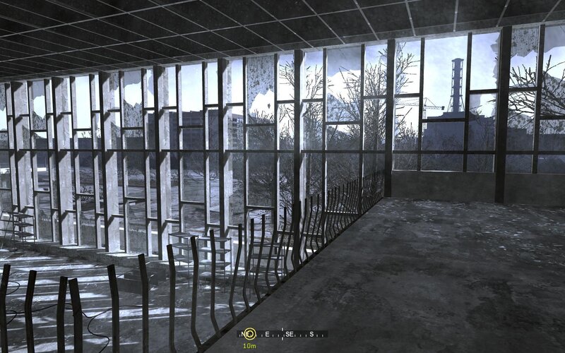 Abandoned Building Interior — Gray, Desolate, Winter