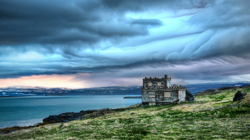 Abandoned Building on Coast