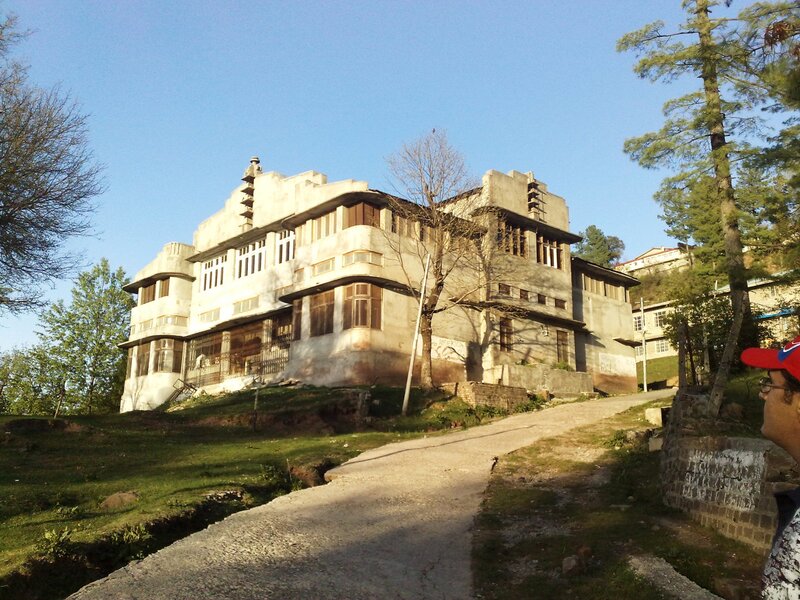 Abandoned Building on Hillside