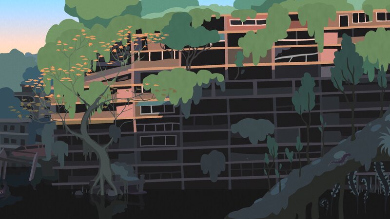 Abandoned Building Overgrown