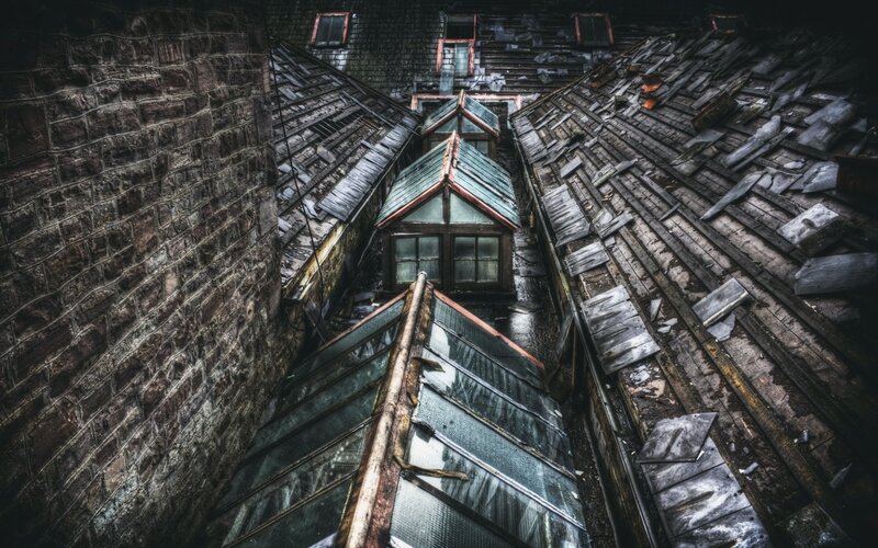 Abandoned Building Rooftops