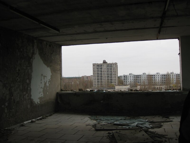 Abandoned building view