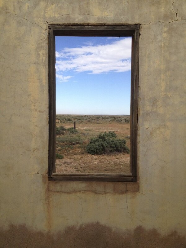 Abandoned Building Window — Brown, Desolate