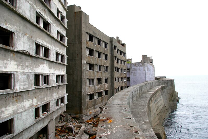 Abandoned Buildings by Sea