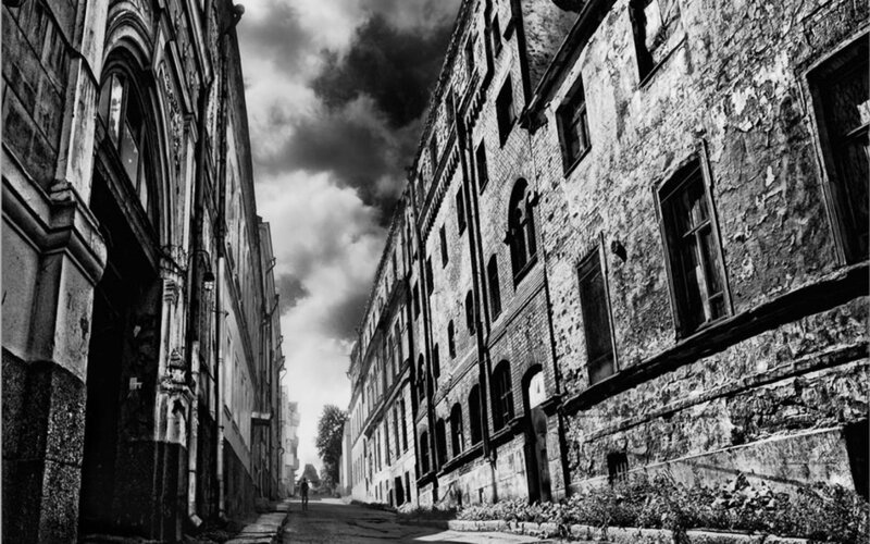 Abandoned Buildings in Alley
