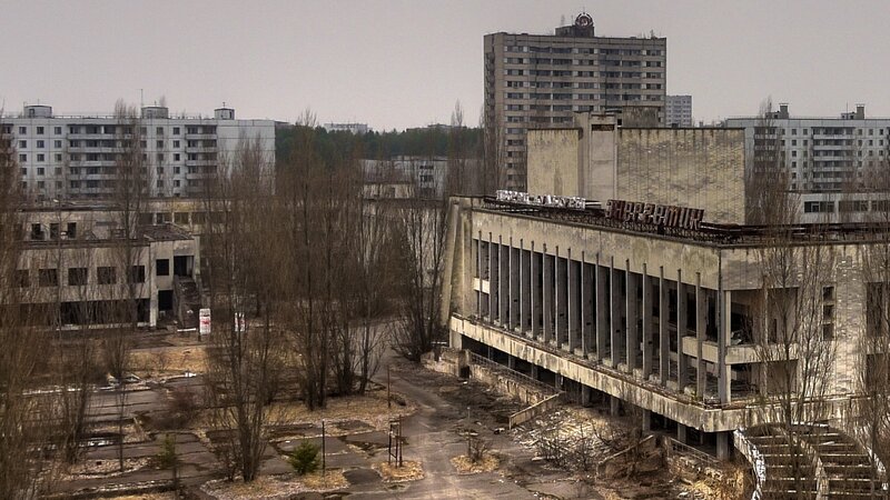 Abandoned Buildings in City