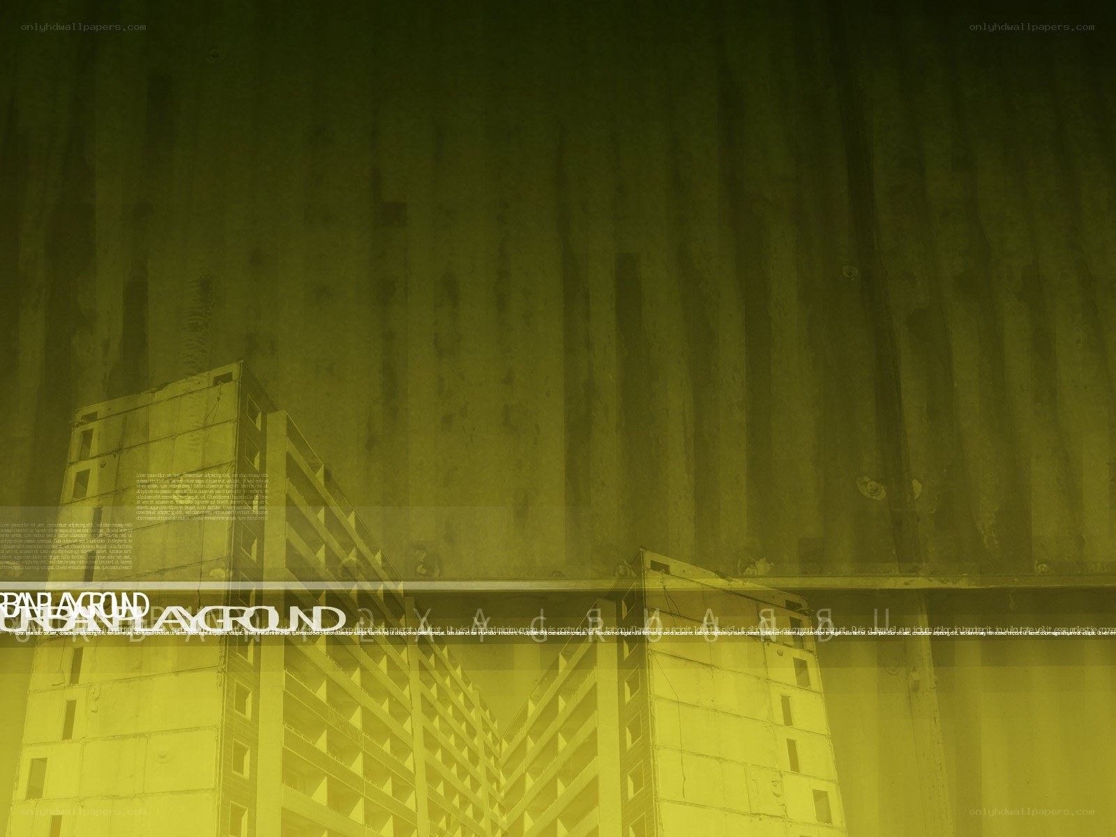 abandoned buildings under yellow light