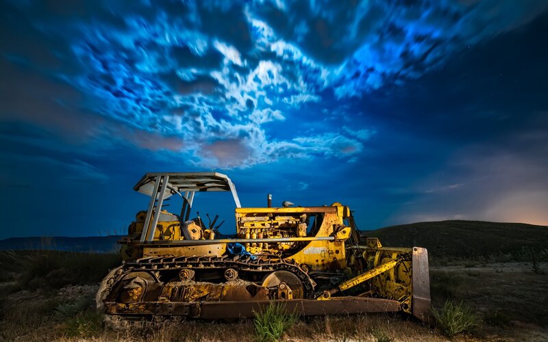 Abandoned Bulldozer