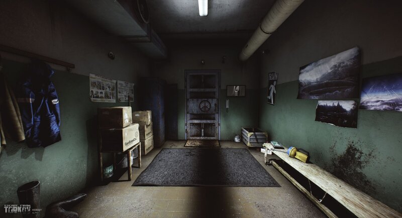 Abandoned Bunker Room — Green