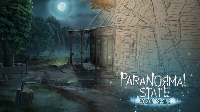 Abandoned Cabin at Night — Blue
