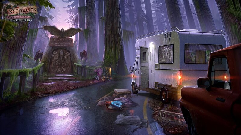 Abandoned Camper in Forest