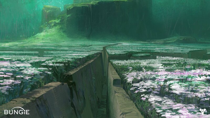 Abandoned Canal with Flowers