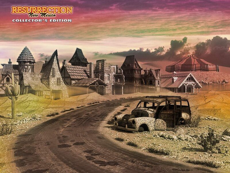 Abandoned Car in Desert — Purple