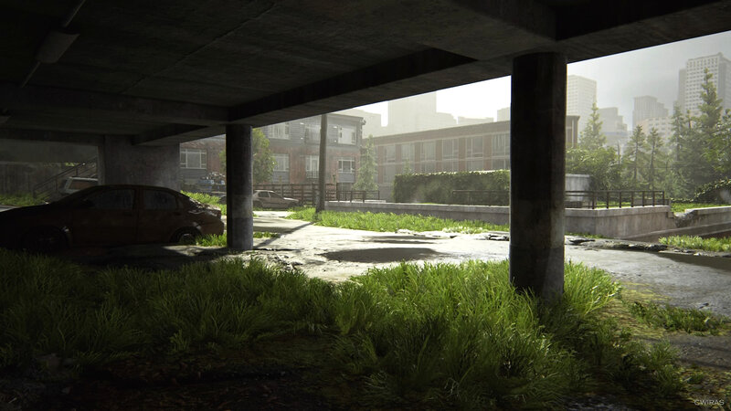 Abandoned Car under Overpass