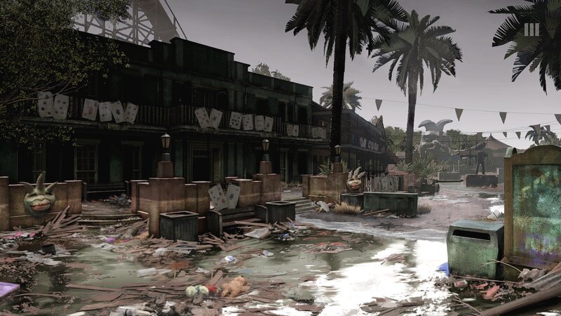 Abandoned Carnival Street